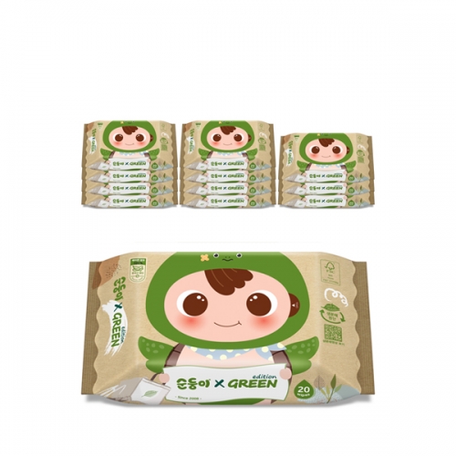 순둥이 그린에디션 휴대 리필형 20매 12팩