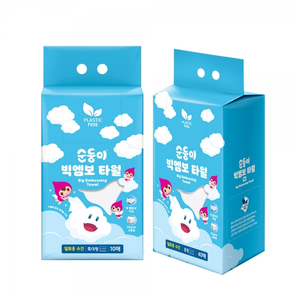 순둥이 일회용 빅엠보 펫타월