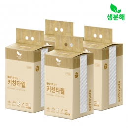 플라스틱 없는 키친타월 4팩