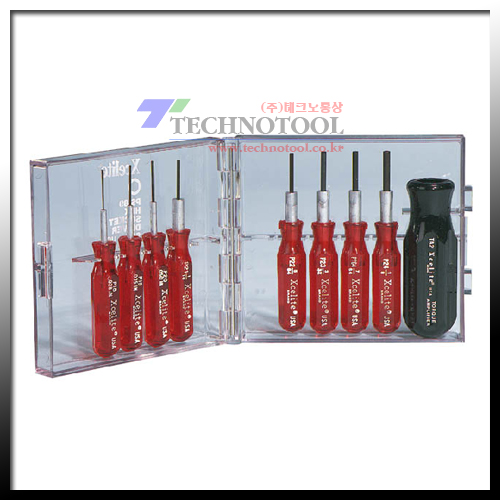 [Xcelite]개별 판매 Screwdriver Set for Hex Socket Screws PS89,P19,P20,P22,P23,TA2