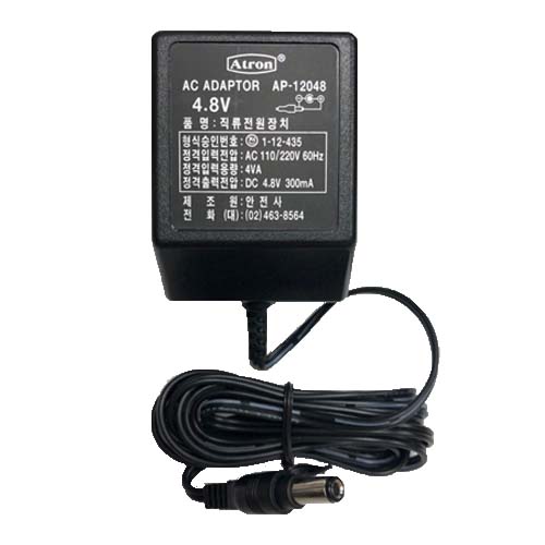 [안전사/한정수량] 4.8V 300mA AC ADAPTER / 어뎁터,아답터