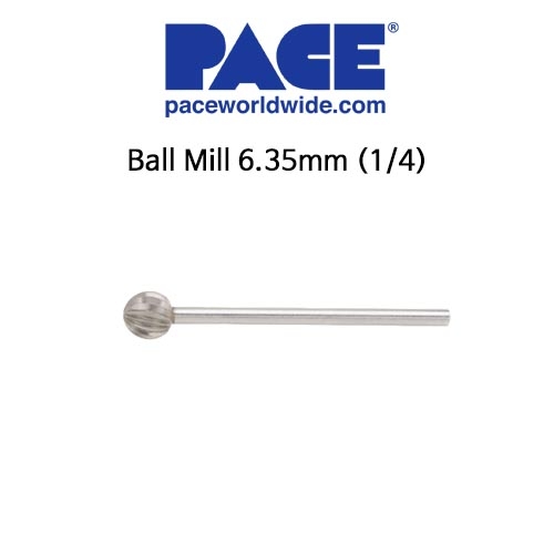 PACE 페이스 Ball Mill 6.35mm (1/4) 팁 (1112-0009-P10)