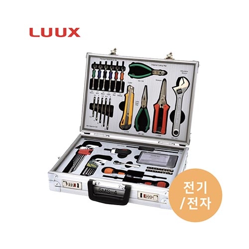 LUUX 룩스 SMS-4 전기 전자 공구세트 가방형 공구가방세트 전기공구 전자공구 52pcs