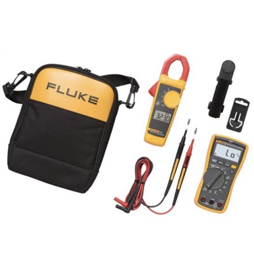 Fluke 117/323 전기 기사용 멀티미터 컴팩트 상업용 유지 보수 전류 전압 측정기