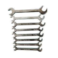 테크니툴 Techni-Tool 758IE122인치규격 스패너세트 8pcs SAE 정밀 오픈렌치