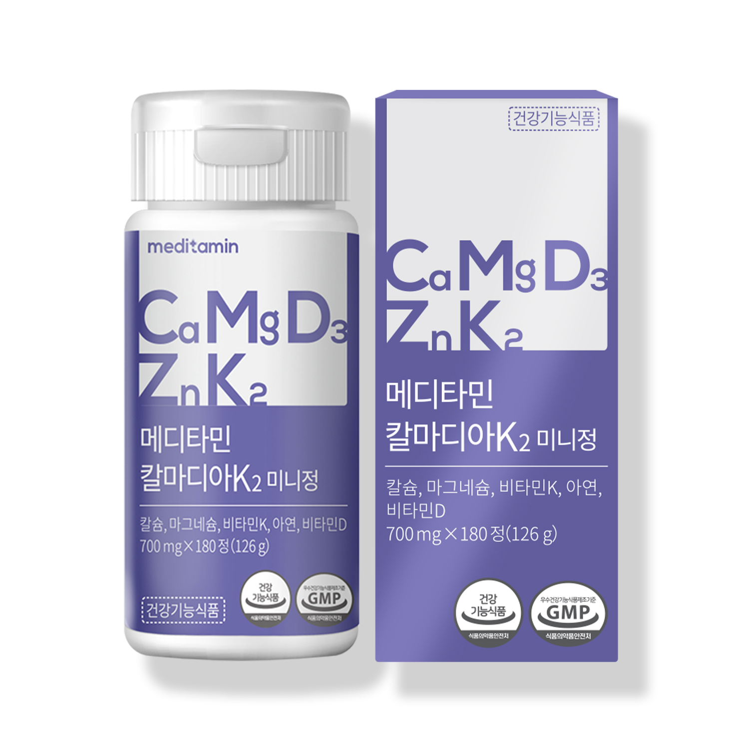 메디타민칼마디아K2 미니정뼈&치아 형성 신경 면역증진