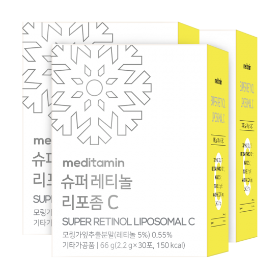 메디타민슈퍼레티놀 리포좀 C 퀵멜트 식물성 레티놀 청량레몬맛
