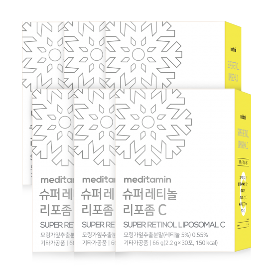 메디타민슈퍼레티놀 리포좀 C 퀵멜트 식물성 레티놀 청량레몬맛