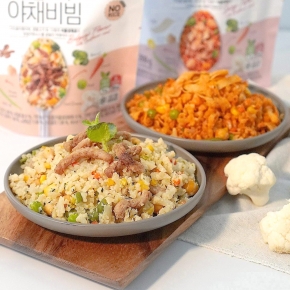 [믹스밀] 매콤두부 야채비빔 / 콩불고기 야채비빔 200g