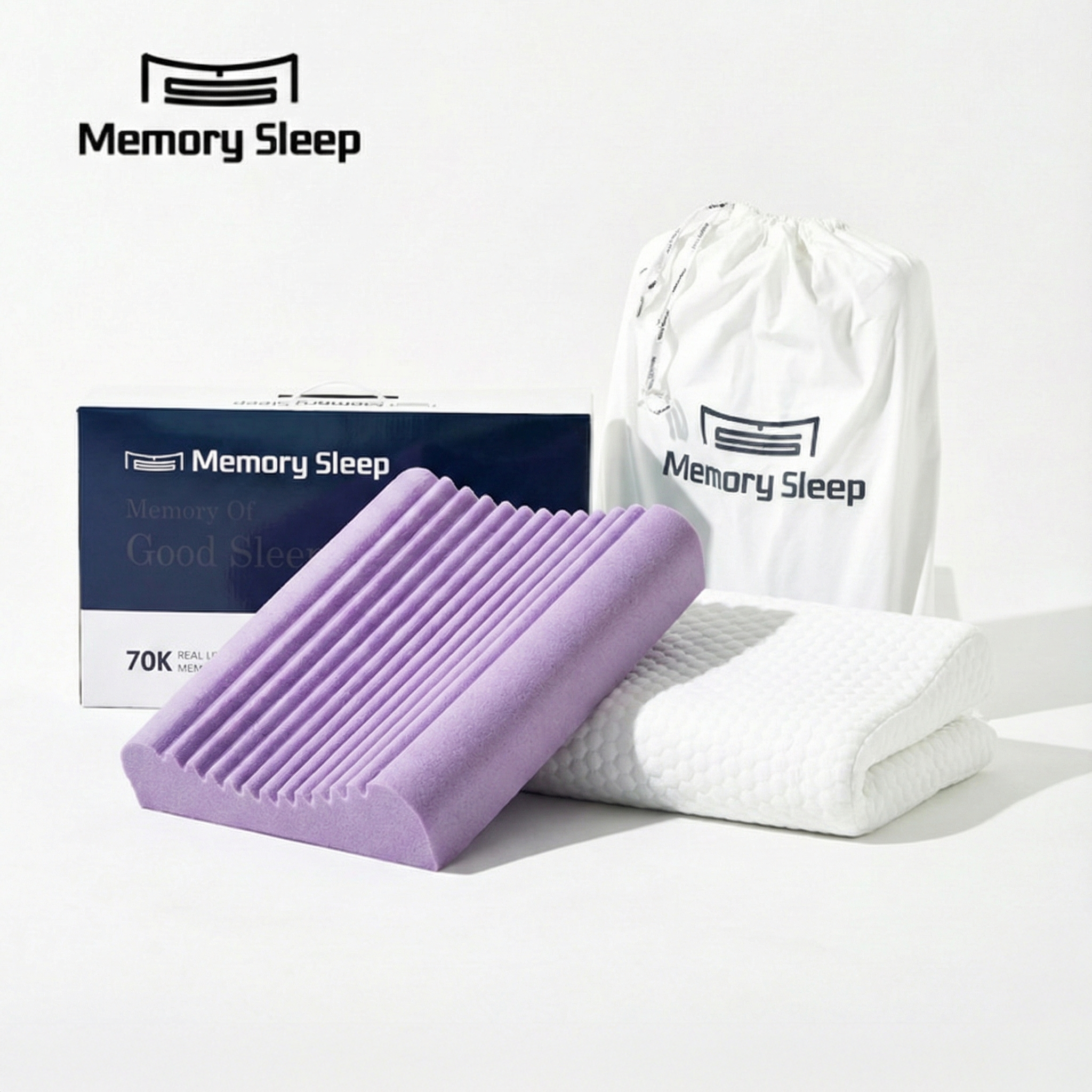 [메모리슬립]시그니처 초고밀도70k 메모리폼 경추베개 듀얼베개