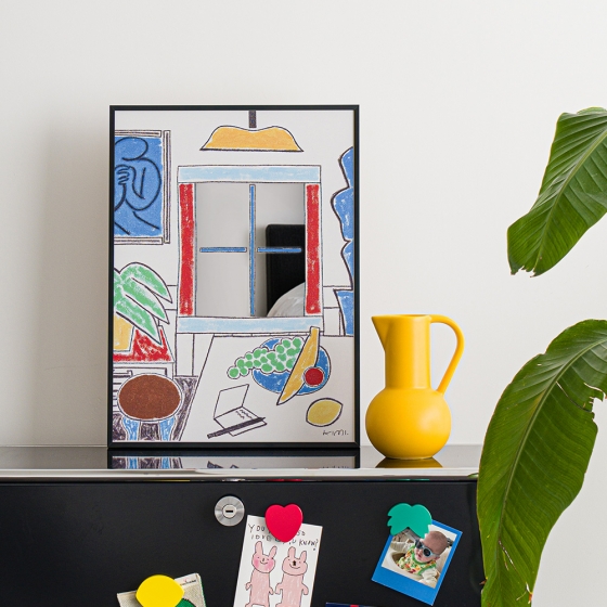 ★Black Friday★Sweet Home Poster Mirror 포스터 거울