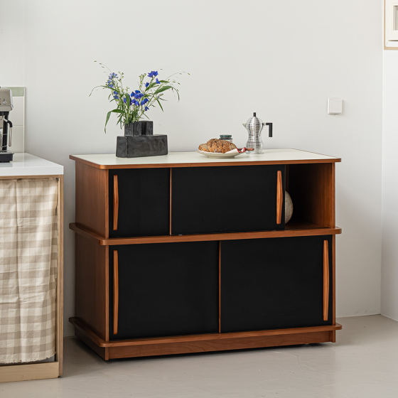 [NEW 10% OFF] 컬러에디션 아일랜드 수납장 (블랙)