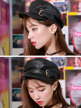 HAT(6906) 베이직 레자캡