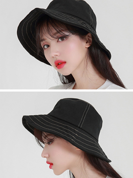 HAT(8236) 스티치 버킷햇