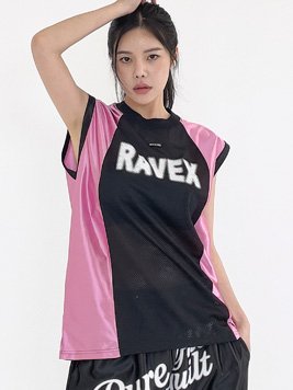 TOP(101264) 메쉬 박스 나시티셔츠