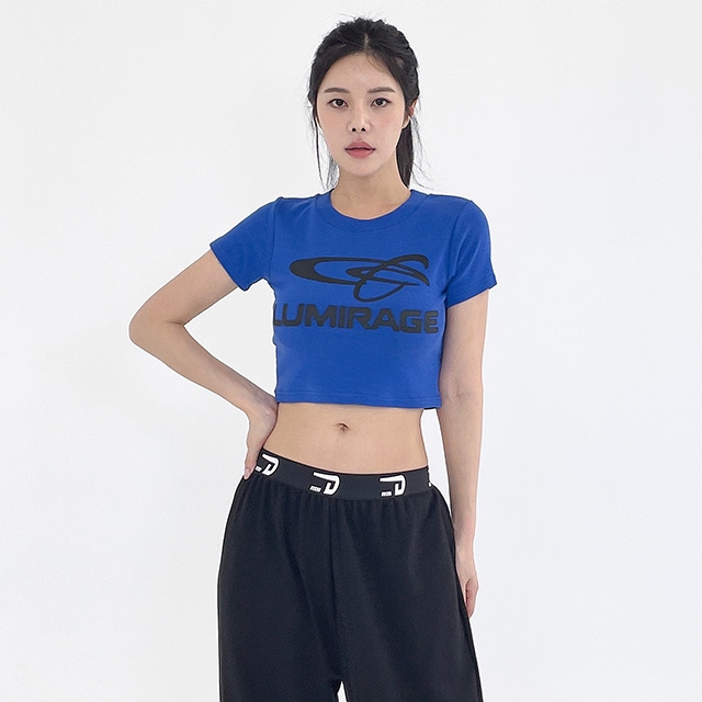 TOP(101262) 루미 반팔 크롭티