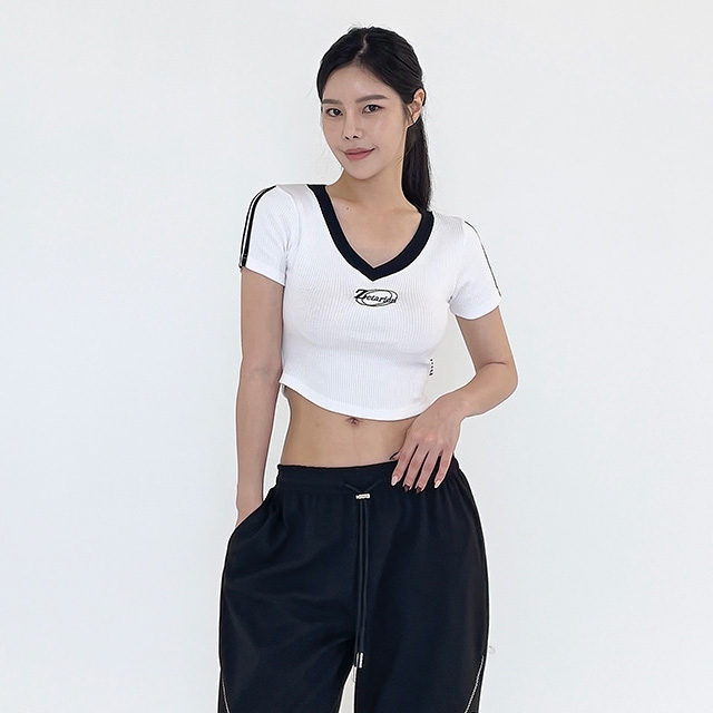 TOP(101270) 제타 골지 크롭티셔츠