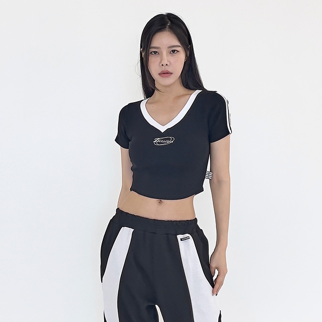 TOP(101270) 제타 골지 크롭티셔츠