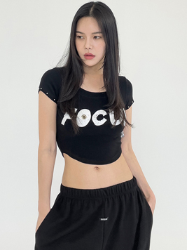 TOP(101288) 포커스 찡 크롭티