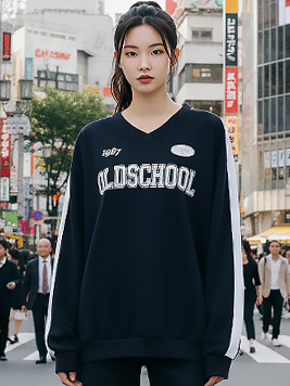 TOP(9985) 스트릿 긴팔 맨투맨