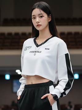 TOP(10097) 에센스 긴팔크롭티셔츠