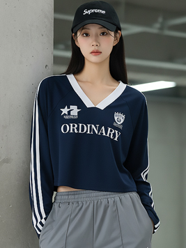 TOP(101305) 쏘쏘 긴팔크롭티셔츠