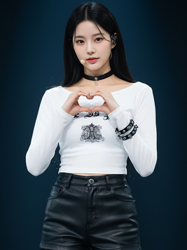 TOP(9507) 라이프 긴팔 크롭티