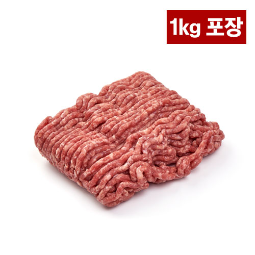 {사}소고기분쇄육 1kg(소목심)(진공포장)