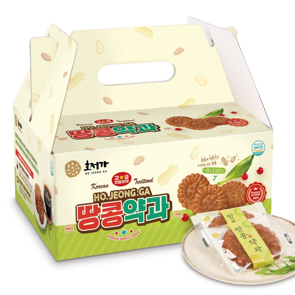 호정가 초코약과세트 1KG + 땅콩약과세트 1KG