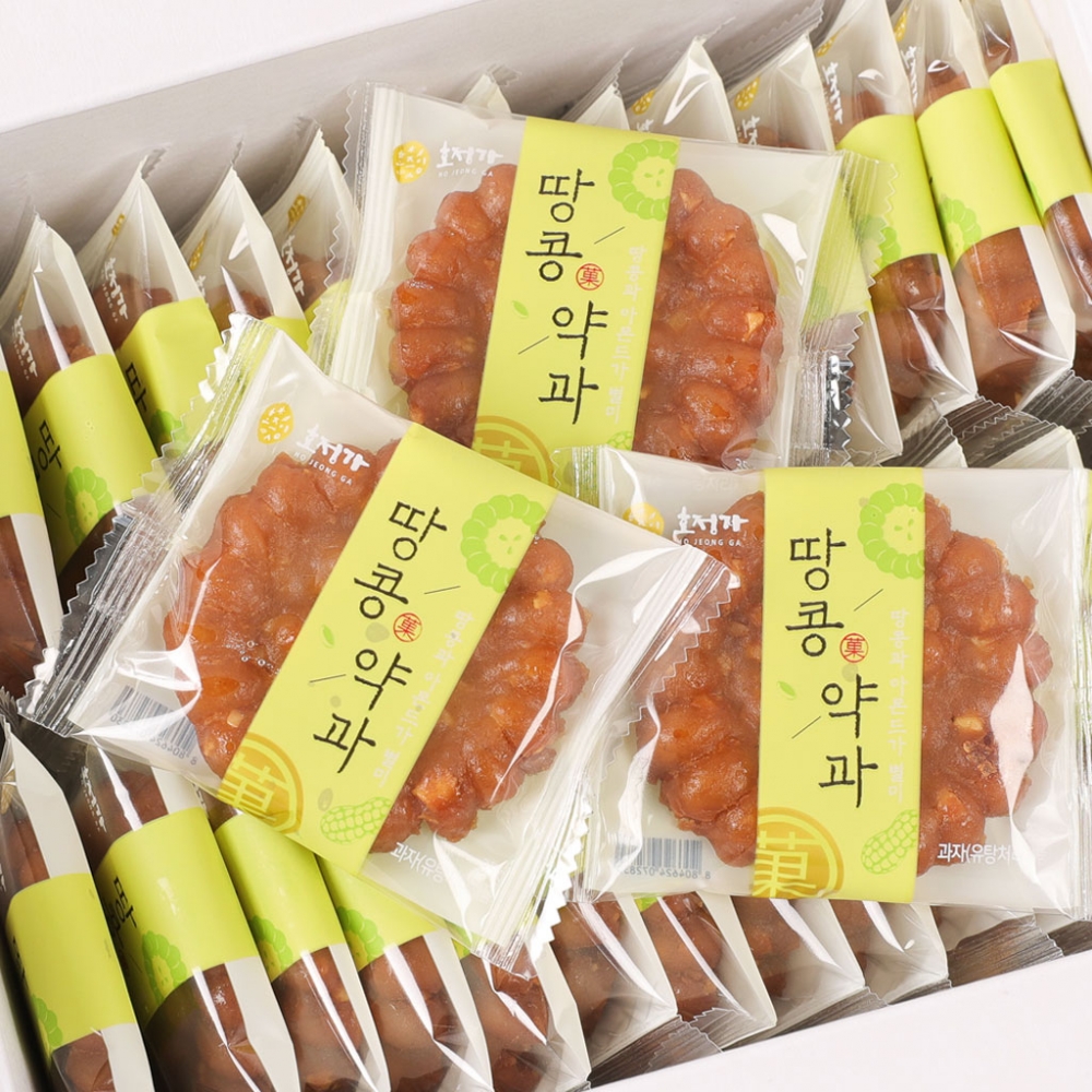 호정가 초코약과세트 1KG + 땅콩약과세트 1KG