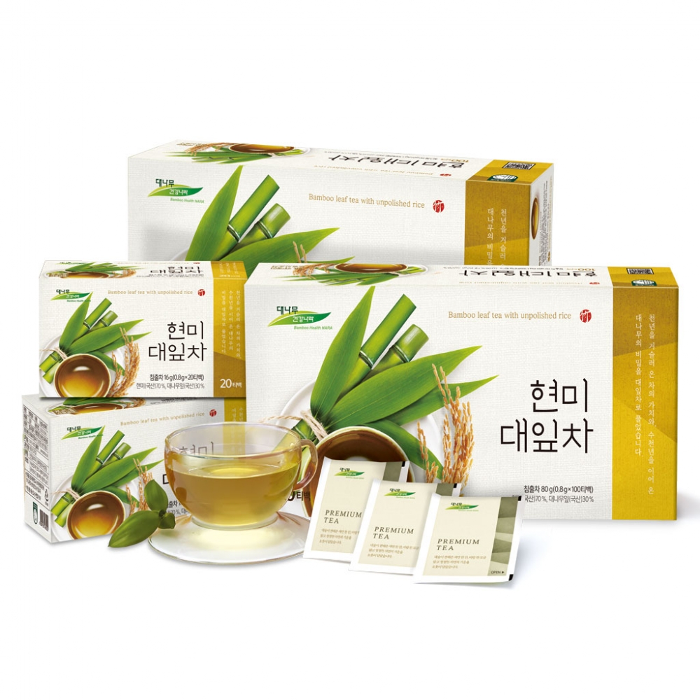 현미대잎차 (티백) 100입