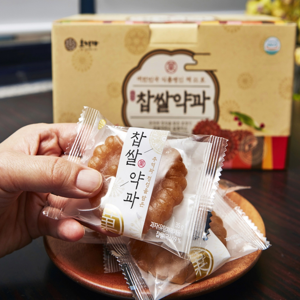 호정가 찹쌀약과세트 3KG (약 80개입)
