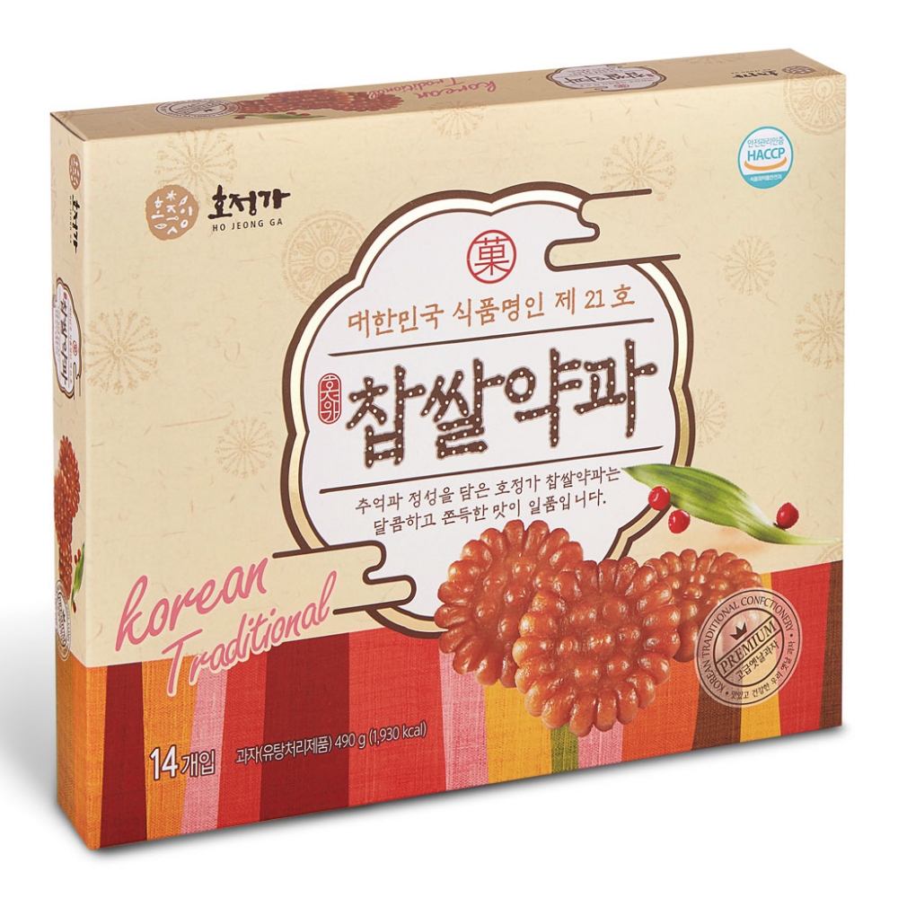 호정가 찹쌀약과 (14개입) 490g