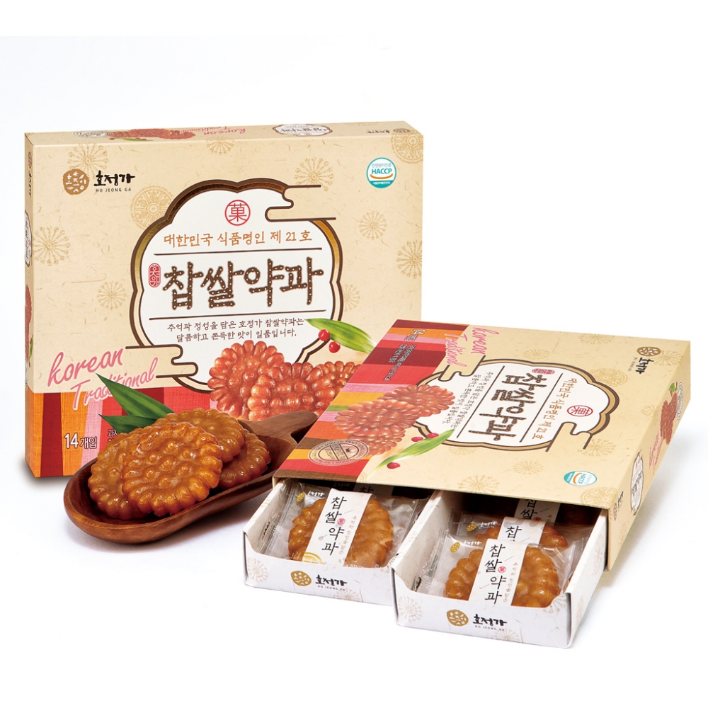 찹쌀약과 (박스 14개입, 490g)