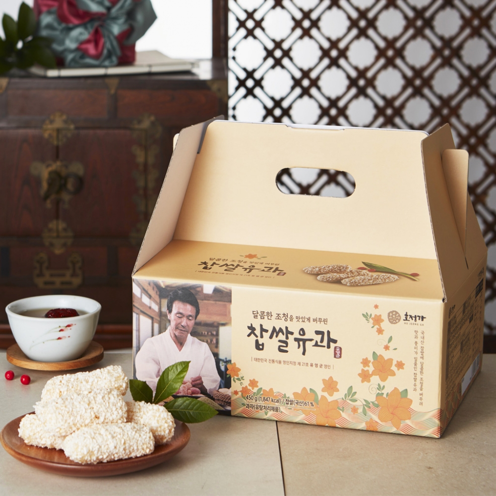 호정가 찹쌀유과세트 450g