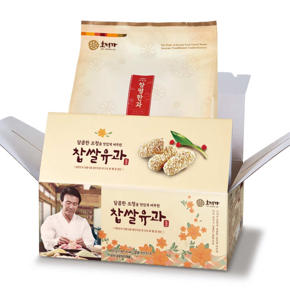 호정가 찹쌀유과세트 450g