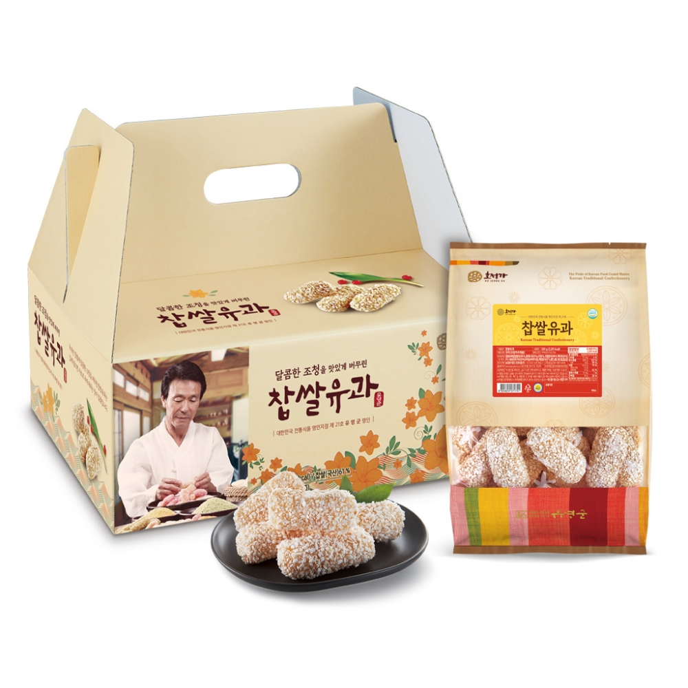 호정가 찹쌀유과세트 450g