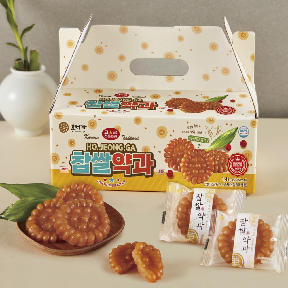 호정가 찹쌀약과세트 1.4KG (약40개입)
