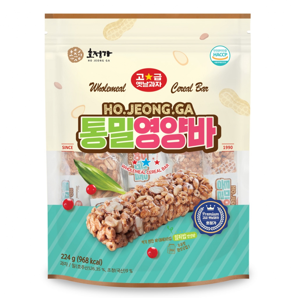 호정가 통밀영양바 (봉지) 224g