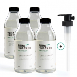 투플러스 친환경 주방세제 500ml 4개