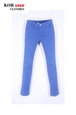 Korea uesd clothes 컬러진 스키니 블루(32, 175cm 이하) - b324