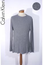Calvin Klein CK 캐빈클라인 진그레이 루즈핏 라운드 긴팔(M 95) - o508