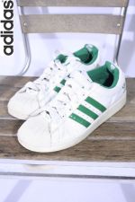 ADIDAS 아디다스 SUPERSTAR 슈퍼스타 흰/녹(275) - e54