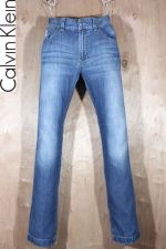 Calvin Klein ck 켈빈클라인 실버스트치 스트레이트 빈티지데님(32, 184이하) - b571