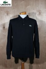 LACOSTE 라코스테 울 카라 긴팔 블랙(100, 167~172) - o844