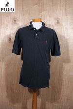 Ralph Lauren POLO 랄프로렌 폴로 블랙 카라 반팔(105~110, 177~183) - o990