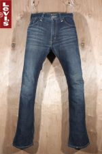 LEVI'S 리바이스 527 프리미엄 블랙패치 브랭크탭 로우 부츠컷(34, 177이하) - c505