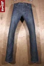 LEVI'S 리바이스 514 프리미엄 블랙패치 빈티지 워싱 슬림 스트레이트(32, 185) - a505