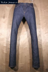 <새제품>Nudie jeans 누디진 스트레이트 진청데님 (34, 175~190) - n010