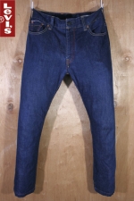 LEVI'S 리바이스 프리미엄 523 - 0001 가죽패치 진청 스트레이트(32, 173이하) - b349